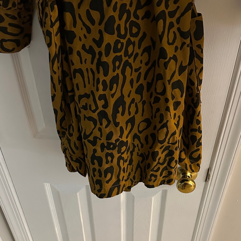 Future collective Leopard-Print Shirt Dress - Picture 10 of 11